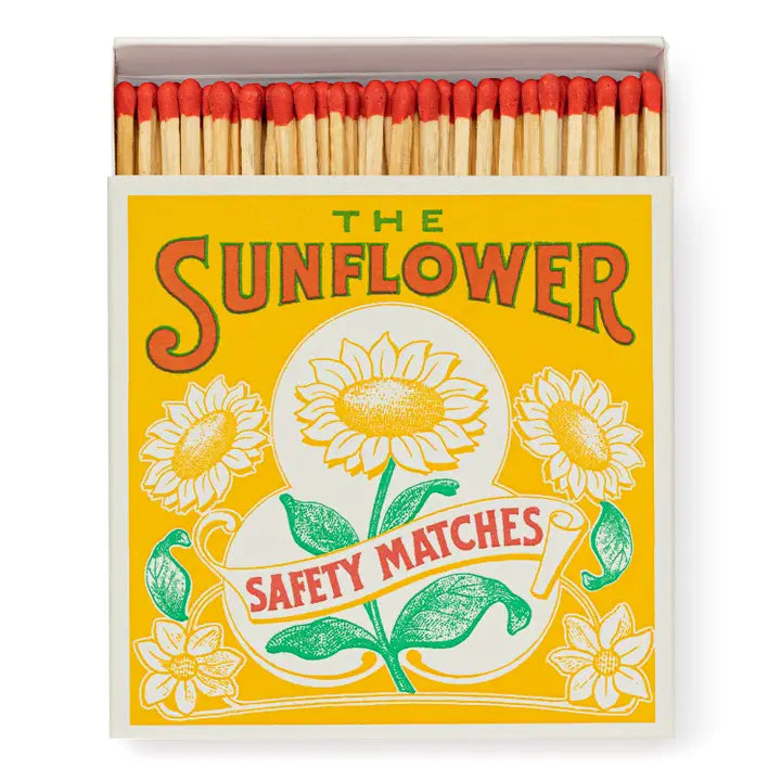 Sunflower | Square - Safety Matches