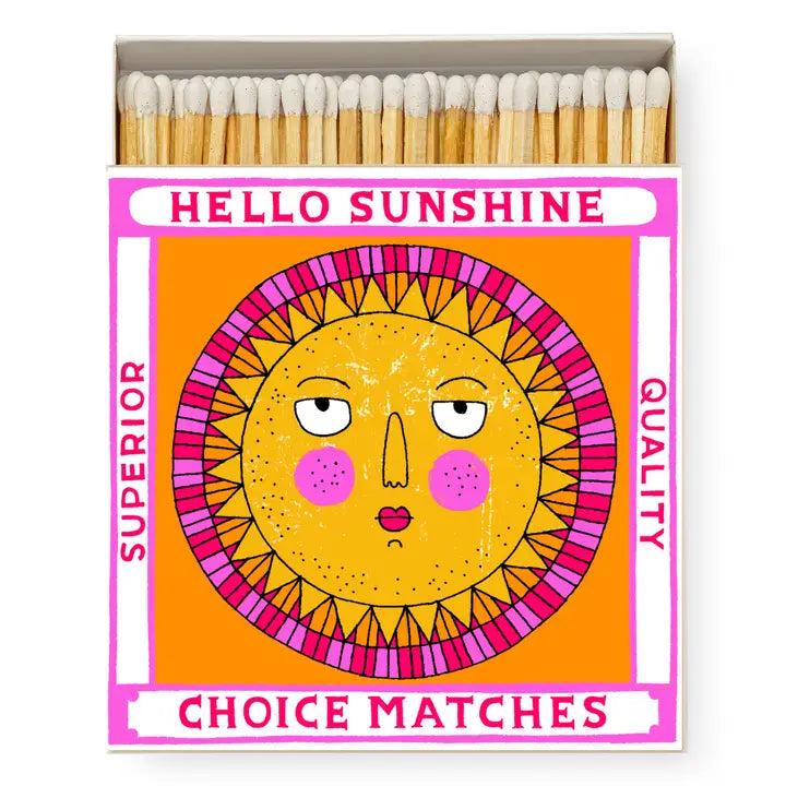 Hello Sunshine | Square - Safety Matches