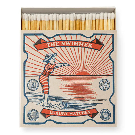 The Swimmer | Square - Safety Matches