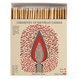 Birthday Candle | Square - Safety Matches