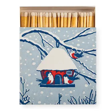 Winter Bird | Square - Safety Matches