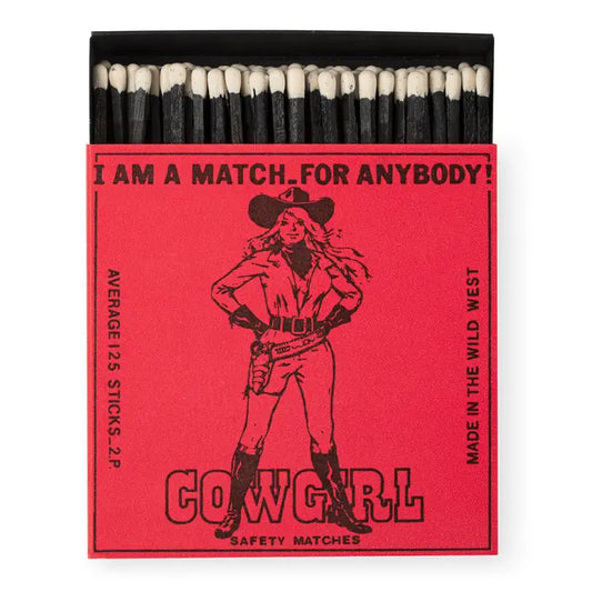 Cowgirl | Square - Safety Matches