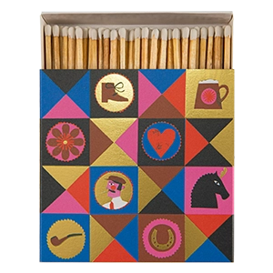 Colourful Gentleman | Square - Safety Matches