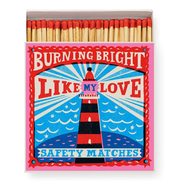 Burning Bright | Square - Safety Matches